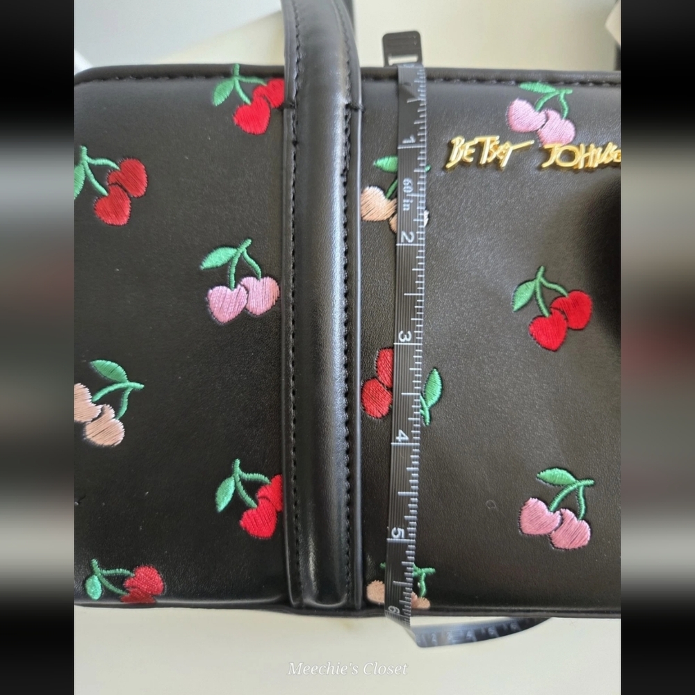 Betsey Johnson Red Cherry Charm Shoulder Bag NWT | Be Mine - Picture 13 of 15